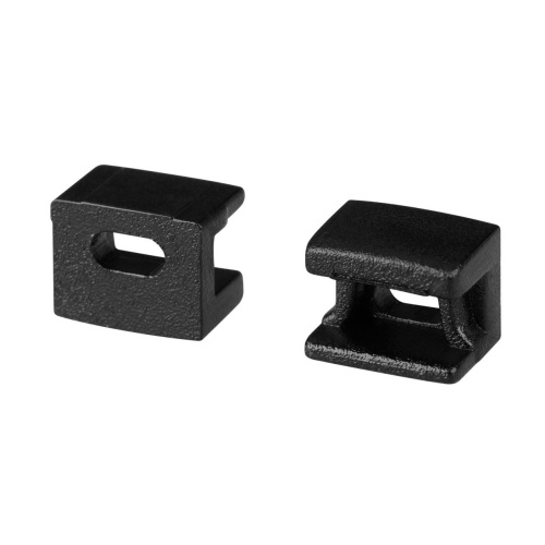 Заглушка Arlight Plintus-Fantom-Bent Black с отверстием 043905