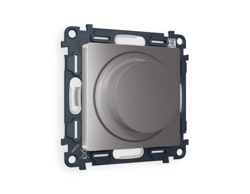 Комплект механизма светорегулятора универсального AMBRELLA VOLT ALFA Сталь матовый 25-600W/LED 5-300W QUANT (AP5055, VM136) MA505510