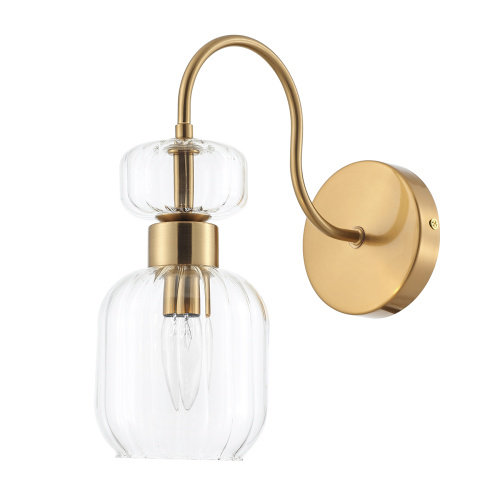 Настенный светильник Escada 1141/1A E14*60W Antigue copper/Clear фото 2 Настенный светильник Escada 1141/1A E14*60W Antigue copper/Clear фото 2