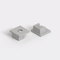 Заглушки для встраиваемого гибкого алюминиевого профиля под ГКЛ 9,5мм (комп. 2шт) ZLL-2-ALP024