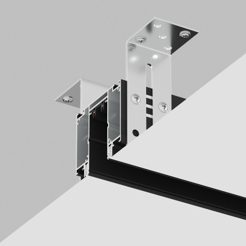 TR2014-BK Профиль-трек SLOTT for DENKIRS SMART, для натяжных потолков, 2 м, алюминий, черный фото 6