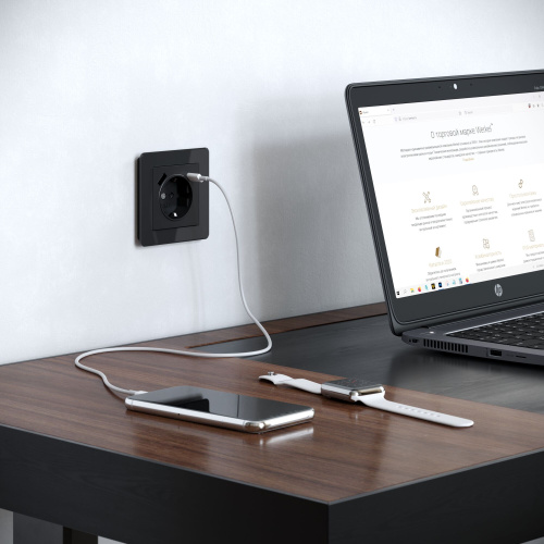 Рамка из акрила на 1 пост Acrylic черный W0012708 фото 4