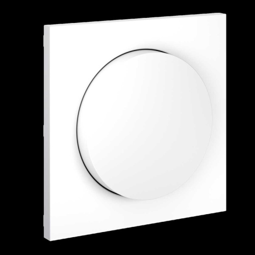 Накладка для светорегулятора поворотно-нажимного S70 (белый матовый) Voltum VLS002002