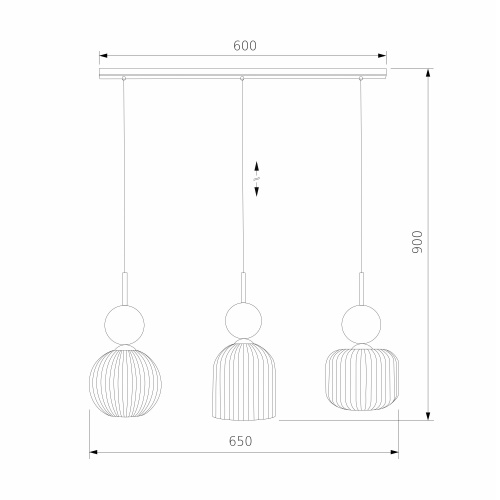 Подвесной светильник со стеклянными плафонами 11147 Sophia Green Cognac фото 2 Подвесной светильник со стеклянными плафонами 11147 Sophia Green Cognac фото 2