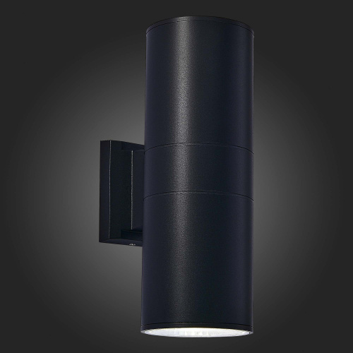 SL074.411.02 Светильник уличный настенный ST-Luce Черный/Черный LED 2*8W 4000K TUBO фото 3