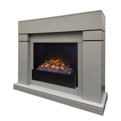 Электрокамин RealFlame Lindelse 26 GR серый, графит c очагом 3D Cassette 630 фото 2 Электрокамин RealFlame Lindelse 26 GR серый, графит c очагом 3D Cassette 630 фото 2