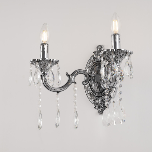 Бра с хрустальными подвесками AL7801B10/2/175 A NB Bohemia Ivele Crystal (Богемия Ивеле Кристалл) фото 3