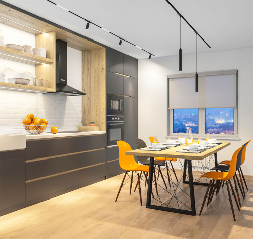 DK8008-BK Подвесной светильник SMART SPOT 9W DIM 2700K-6000K черный фото 8