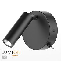 5220/3WL LEDIO LN22 000 черный Бра с выкл. LED 3W 3000K 330Лм  220V CHASE