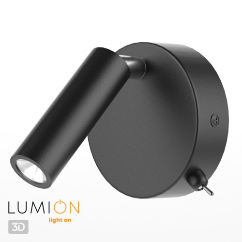 5220/3WL LEDIO LN22 000 черный Бра с выкл. LED 3W 3000K 330Лм 220V CHASE 5220/3WL LEDIO LN22 000 черный Бра с выкл. LED 3W 3000K 330Лм 220V CHASE
