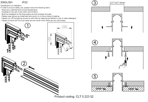 Внутренний соединитель угловой для встраиваемого магнитного шинопровода Crystal Lux CLT 0.223 02 BL фото 2