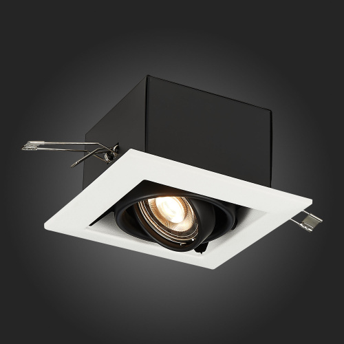 ST250.548.01 Св-к встр. Черный GU10 1*50W  L126xW126xH70 220V Без ламп Встраиваемые светильники фото 9