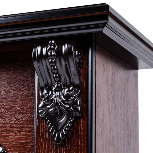 Каминокомплект ANITA CORNER/АНИТА УГЛ. Античный дуб с очагом Электроочаг MAJESTIC LUX/МАДЖЕСТИК фото 4