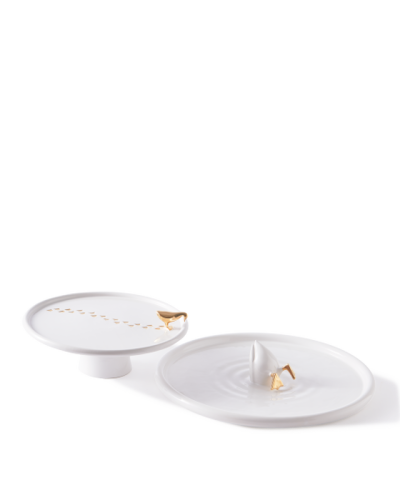 Блюдо Duffy Diving Duck Gold фото 3