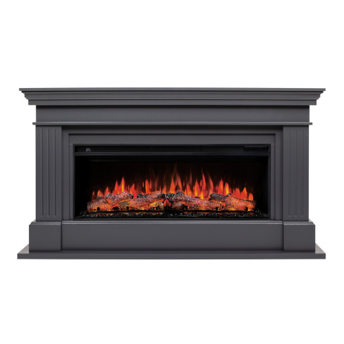 Каминокомплект ONTARIO/ЛЕОНАРДО Графит с очагом Электроочаг JOKER/ДЖОКЕР 45 фото 2