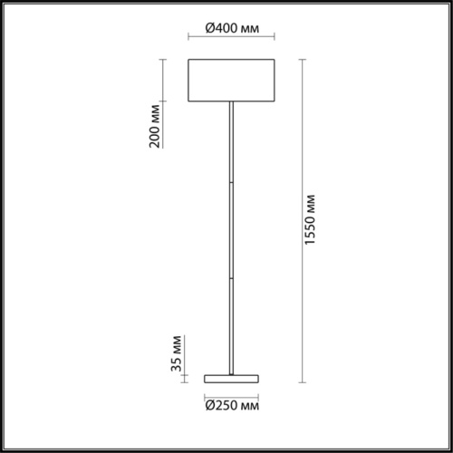 3745/2F MODERNI LN26 525 никель/белый, металл/текстиль Торшер E27 2*60W 220V NIKKI фото 2