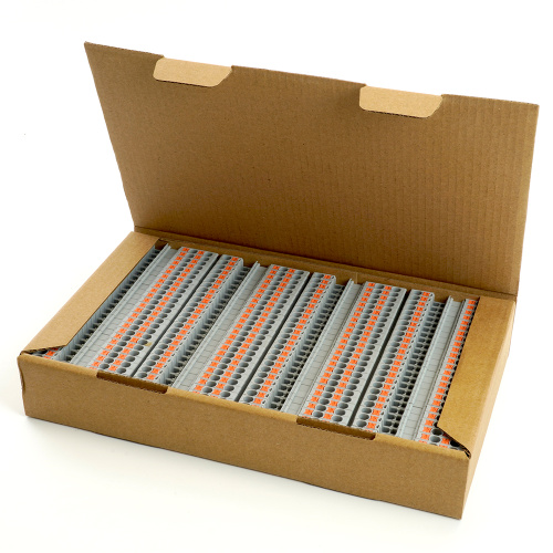 Зажим пружинный, 3-проводной проходной ЗНИ - 2,5 , JXB PT 2.5 TW , серый LD573-1-25 фото 5