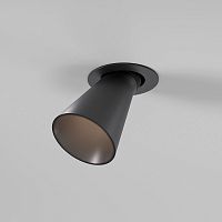 светильник встраиваемый с антибликовой решеткой Bell 8W 3000K черный 25097/LED