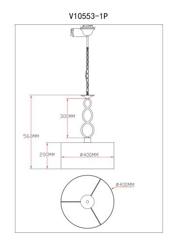 Светильник подвесной Moderli V10553-1P Macadamia фото 6