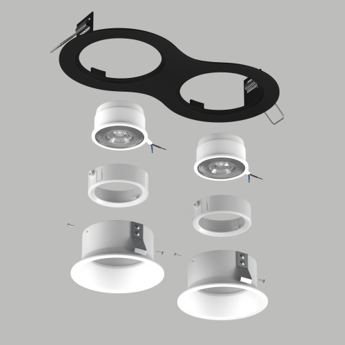 D6270606WMOD Светильник DOMINO ROUND под LED модуль/лампу МR16 (214627+214606+214606+214006+214006) фото 2 D6270606WMOD Светильник DOMINO ROUND под LED модуль/лампу МR16 (214627+214606+214606+214006+214006) фото 2