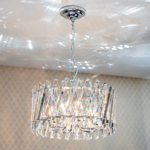 Citilux Ингвар CL334261 Люстра подвесная хрустальная Хром фото 8