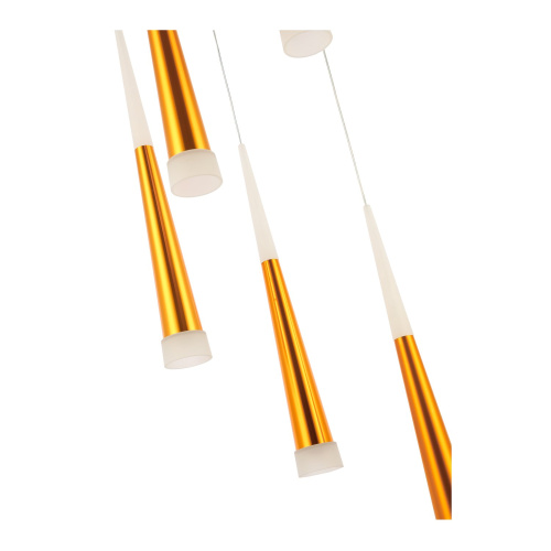 SLE200103-05 Светильник подвесной Золотистый/Золотистый, Белый LED 5*7W 3000K ORPELO фото 9