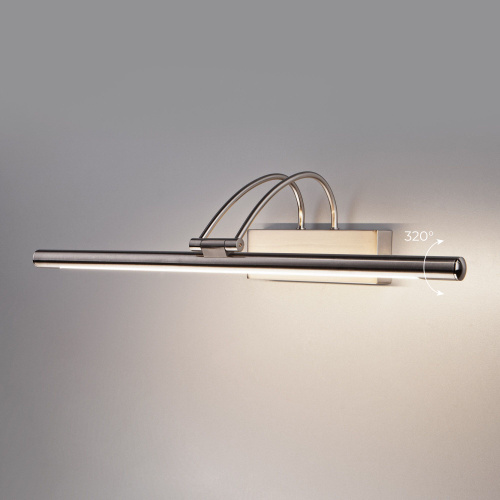 Настенный светодиодный светильник Simple LED никель Simple LED 10W 1011 IP20 никель фото 2