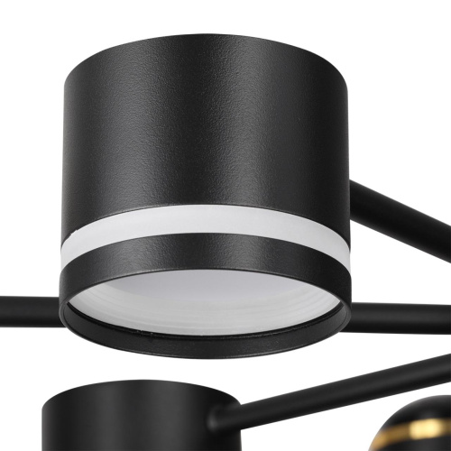 8234/8C COMFI LN25 000 черный, металл/акрил Люстра потолочная GX53 LED 8*10W + LED-проектор 4*5W 2700К 220V VIRSAVA фото 9 8234/8C COMFI LN25 000 черный, металл/акрил Люстра потолочная GX53 LED 8*10W + LED-проектор 4*5W 2700К 220V VIRSAVA фото 9