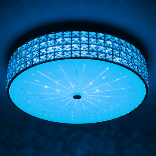 Citilux Портал CL32418G1 LED RGB Люстра хрустальная с пультом Хром фото 12 Citilux Портал CL32418G1 LED RGB Люстра хрустальная с пультом Хром фото 12