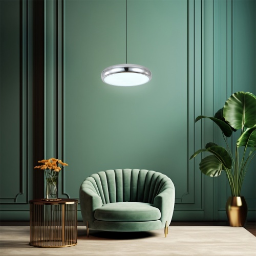 Подвесной светильник Escada 10304/1 LED*15W Black/Chrome фото 5 Подвесной светильник Escada 10304/1 LED*15W Black/Chrome фото 5