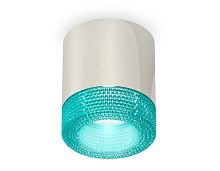 Комплект накладного светильника Ambrella light Techno Spot XS7405005 PSL/BL серебро полированное/голубой (C7405, N7194)