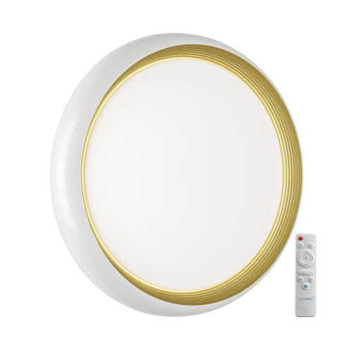 7650/EL PALE SN 141 Светильник пластик/золотой LED 70Вт 3000-6000К D480 IP43 пульт ДУ TOFIQ WHITE 7650/EL PALE SN 141 Светильник пластик/золотой LED 70Вт 3000-6000К D480 IP43 пульт ДУ TOFIQ WHITE