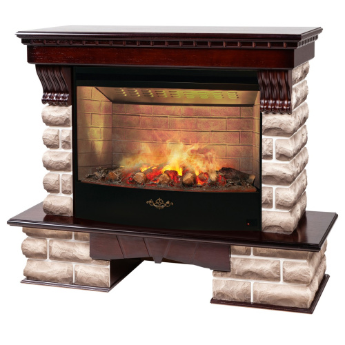 Электрокамин RealFlame Kansas 33/33W AO античный дуб с очагом 3D Firestar 33 фото 2 Электрокамин RealFlame Kansas 33/33W AO античный дуб с очагом 3D Firestar 33 фото 2