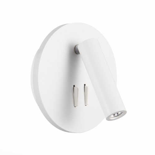 SL1586.513.01 Светильник настенный Белый LED 1*8W 3000K 624Lm Ra>80 24° IP20 L-xW155xH155 170-240V Настенные светильники фото 10