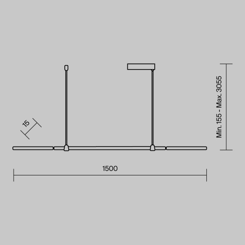 Подвесной светильник Maytoni MOD005PL-L48BK фото 2 Подвесной светильник Maytoni MOD005PL-L48BK фото 2