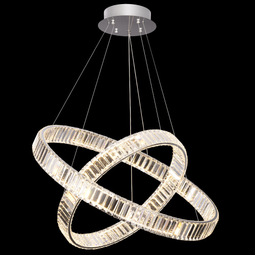 Citilux Чезаре CL338281 LED Люстра хрустальная с пультом Хром фото 3 Citilux Чезаре CL338281 LED Люстра хрустальная с пультом Хром фото 3
