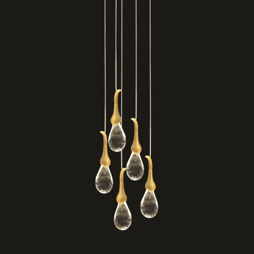 Подвесной светильник OMG07287-5 gold фото 5