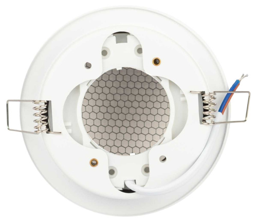 Светильник встраиваемый ЭРА KL111 WH/BK под лампу GX53 белый/черный матовый Б0061537 фото 3