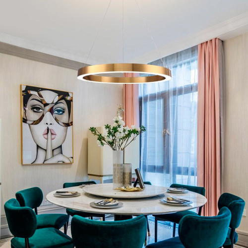 Подвесной светильник Cloyd RAUNDS P1 / Ø65 см - латунь (арт.10252) Подвесной светильник Cloyd RAUNDS P1 / Ø65 см - латунь (арт.10252)