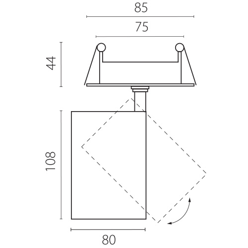 A5336RS Светильник ALTA BASE встраиваемый LED 30W 3525LM 24G БЕЛЫЙ 3000K со встр. чашей (215336 + 215006 + 215000-30) фото 3 A5336RS Светильник ALTA BASE встраиваемый LED 30W 3525LM 24G БЕЛЫЙ 3000K со встр. чашей (215336 + 215006 + 215000-30) фото 3