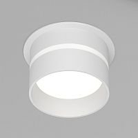 DK2404-WH Встраиваемый светильник влагозащ., IP 44, до 15 Вт, GU10, белый, алюминий