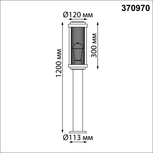370970 STREET NT24 674 черный Светильник ландшафтный IP54 E27 max 25W 220-240V MATRIX фото 3