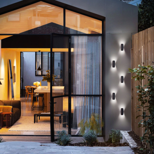 Настенный поворотный светодиодный светильник Taco чёрный IP54 1632 TECHNO LED фото 2