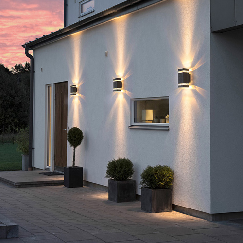 Светильник садово-парковый Feron DH0806, на стену вверх,  E27 230V, черный фото 5