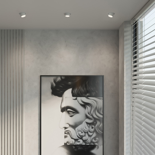 Потолочный светодиодный светильник поворотный Conner 8W 4000K белый 25086/LED фото 5