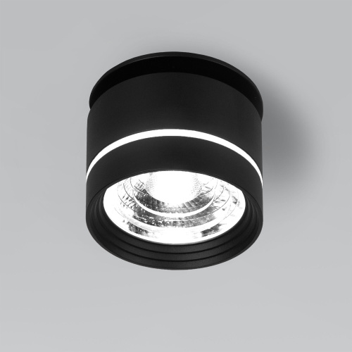 Встраиваемый поворотный светодиодный светильник 8W 4200K чёрный 25035/LED фото 2 Встраиваемый поворотный светодиодный светильник 8W 4200K чёрный 25035/LED фото 2