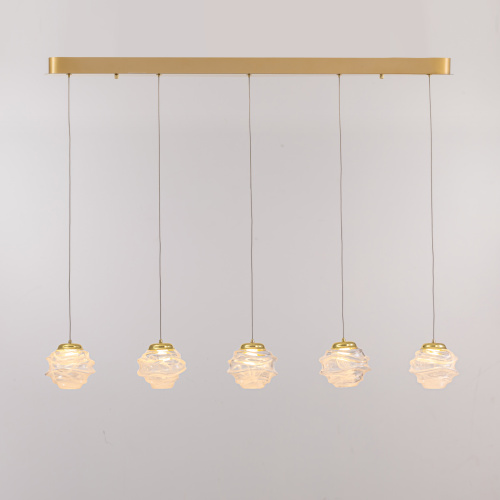 Подвесной светильник MD25030003-5B gold/clear фото 2 Подвесной светильник MD25030003-5B gold/clear фото 2