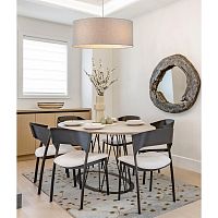 8251/2 MODERNI LN26 530  никель/серый, металл/текстиль Подвес Е27 2*60W 220V NIKKI