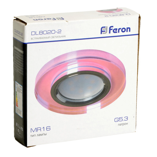 Светильник встраиваемый Feron DL8060-2 потолочный MR16 G5.3 мультиколор-перламутр фото 3