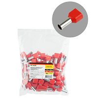 LD406-1014 Наконечник штыревой втулочный изолированный НШВИ(2) 10-14 (упаковка 100 шт)